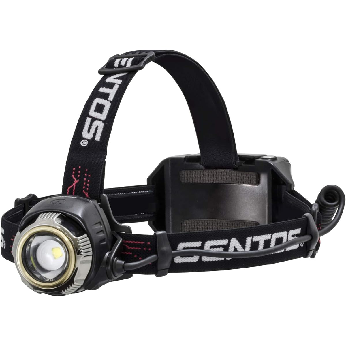 GENTOS LED headlight USB rechargeable [Brightness 1100 lumens/7 hours of practical use] Uses dedicated rechargeable battery or 4 AA batteries G series GH-100RG ANSI standard compliant