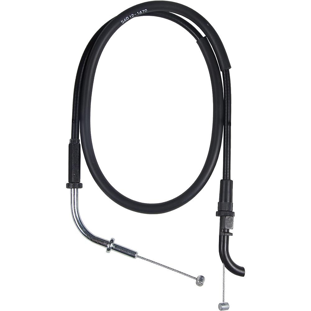 Motorcycle Control Cable Throttle Cable A (Open) Compatible with Kawasaki ZZR 600 E (1993-2006)/54012-1470/0012