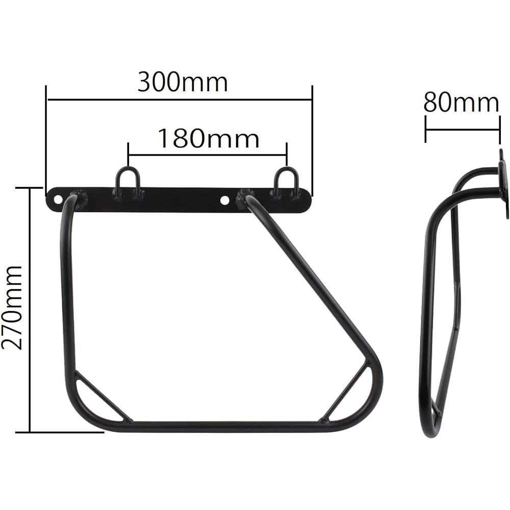 POSH Motorcycle Supplies Side Back Support (Left Side Only) Rebel 250 (2017-2020) Black 155071-06