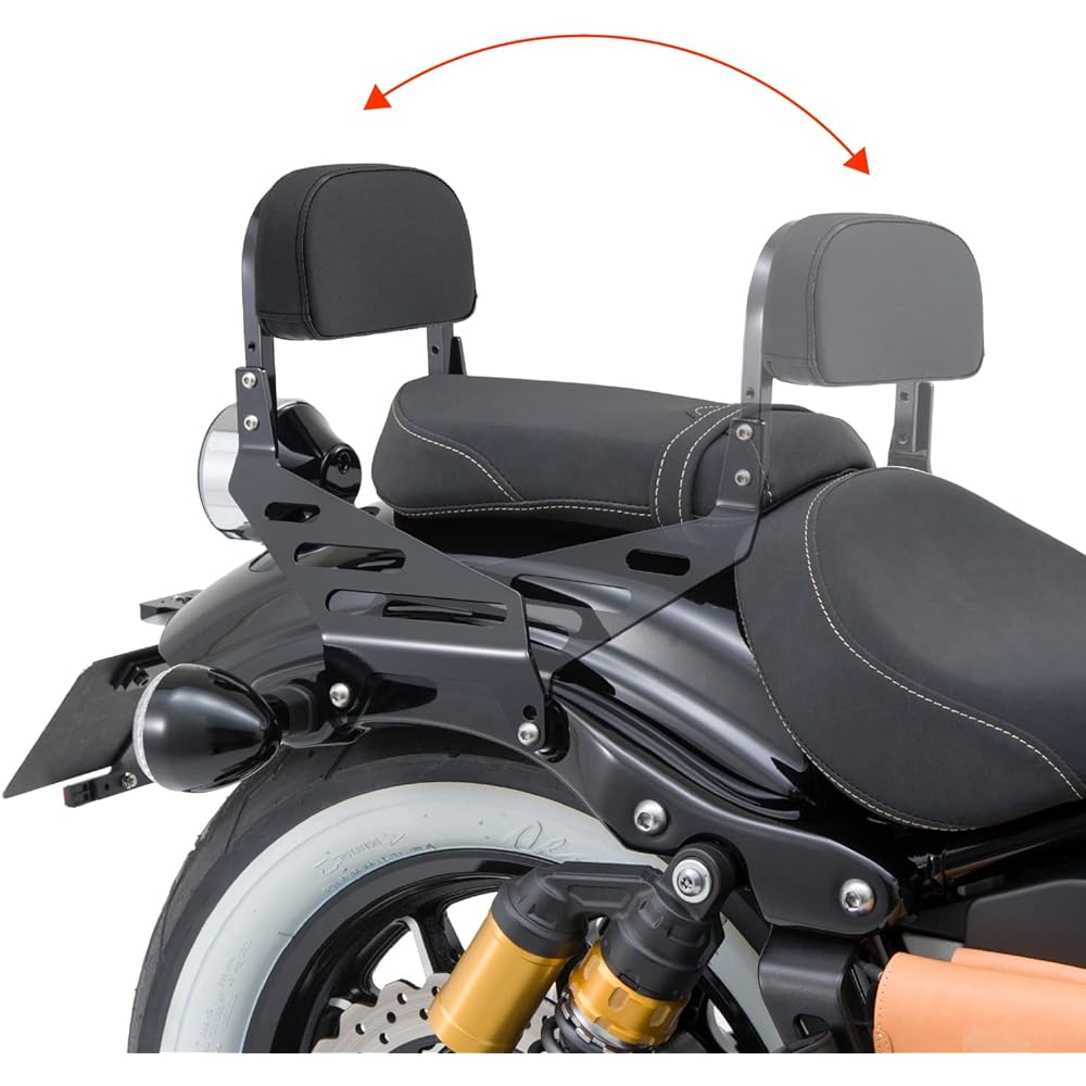Daytona Motorcycle Backrest BOLT/R-SPEC (14-21) Exclusive Rider & Tandem Compatible Reversible Backrest 97527