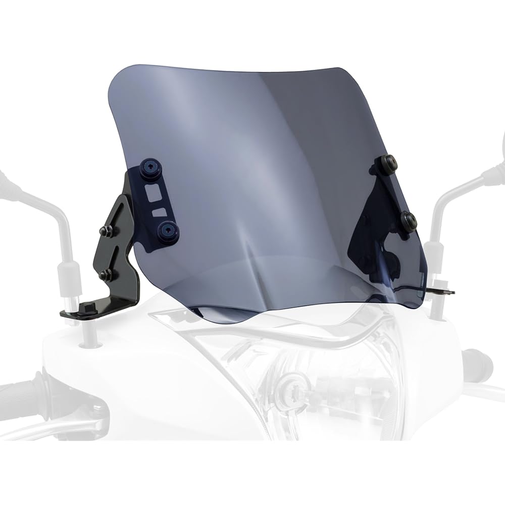 Daytona Motorcycle Screen with Clamp Bar Windshield for Lead 125 (13-17) SS Series Short Smoke 79789