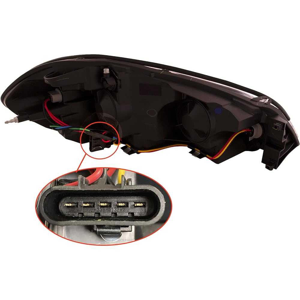 HEADLIGHTSDEPOT Chrome Housing Halogen Head Light Chevrolet Monte Carlo Left Left Ride seat headlamp