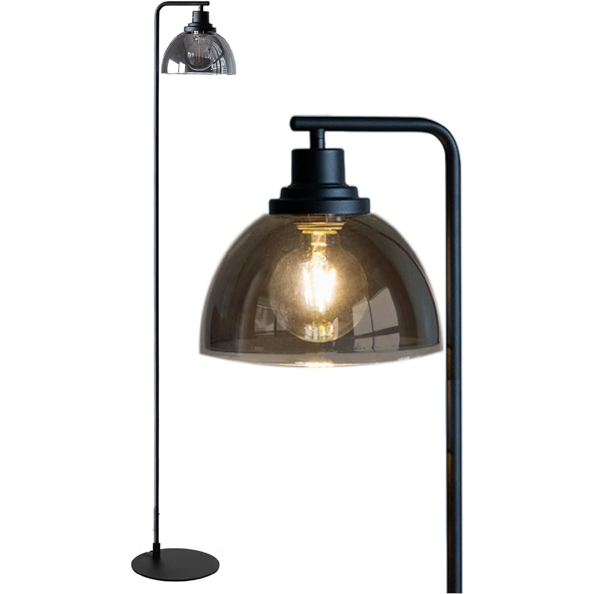 EGLO Floor Light Floor Lamp Floor Stand Stand Light Indirect Lighting Stylish Scandinavian Antique Retro LED Stand Luxury Interior Designer Bedroom Living Room Bed Sofa Reading Floor Standing E26 BELESER 204269J