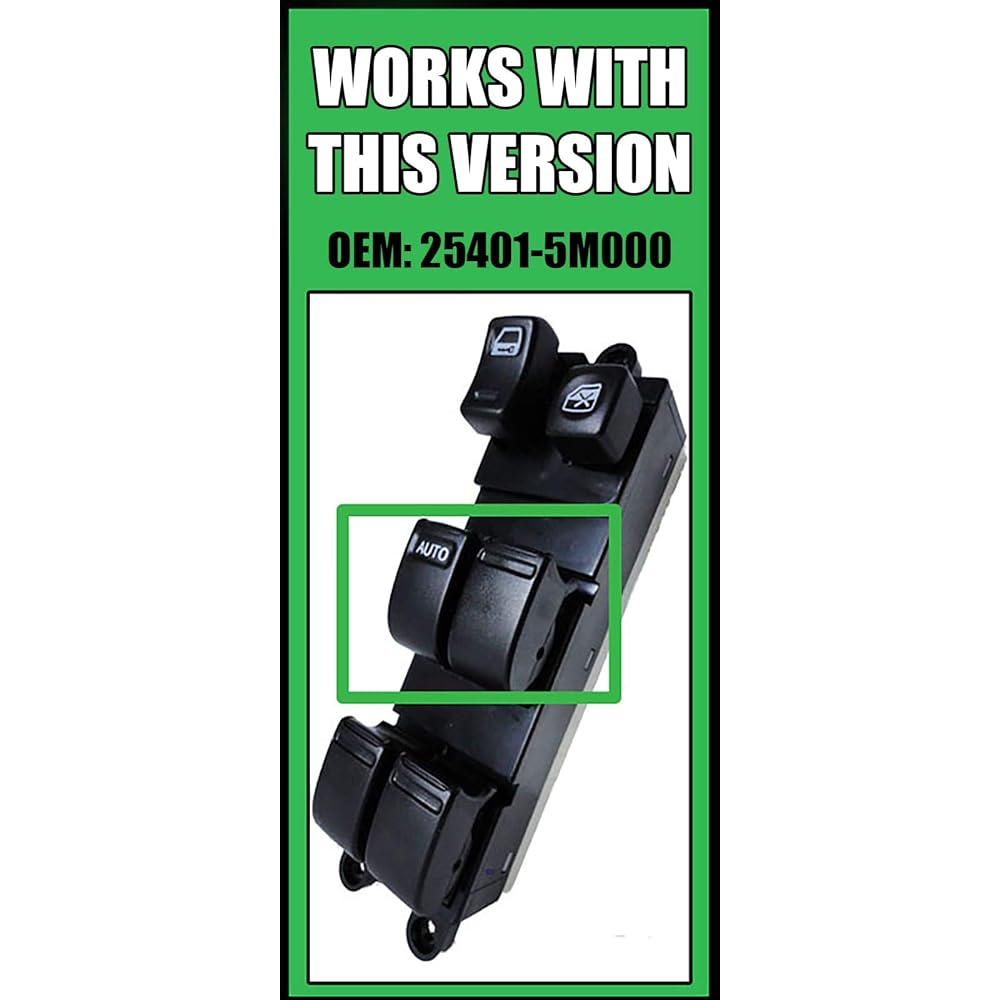 Car Window Master Control Switch