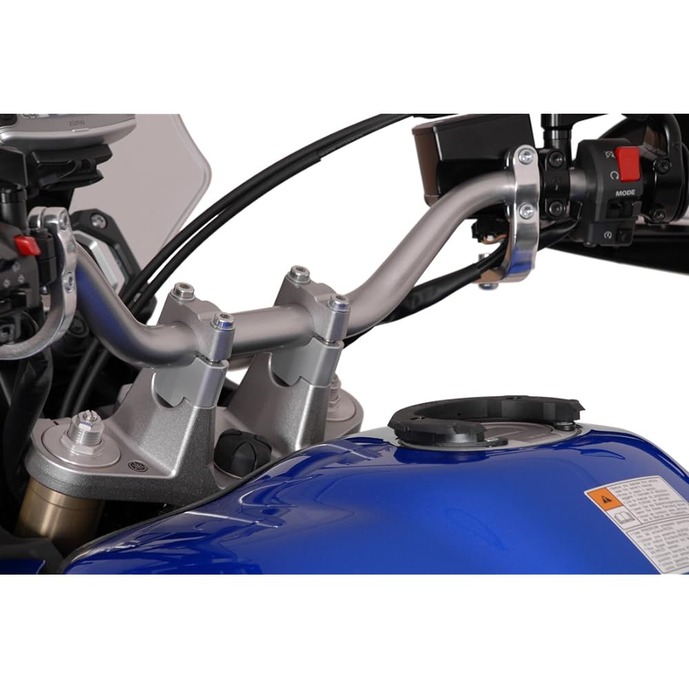 SW-MOTECH Bar Riser (30mm up) Silver Yamaha XT1200Z / ZE Super Tenere(10-13) LEH.06.039.10100/S