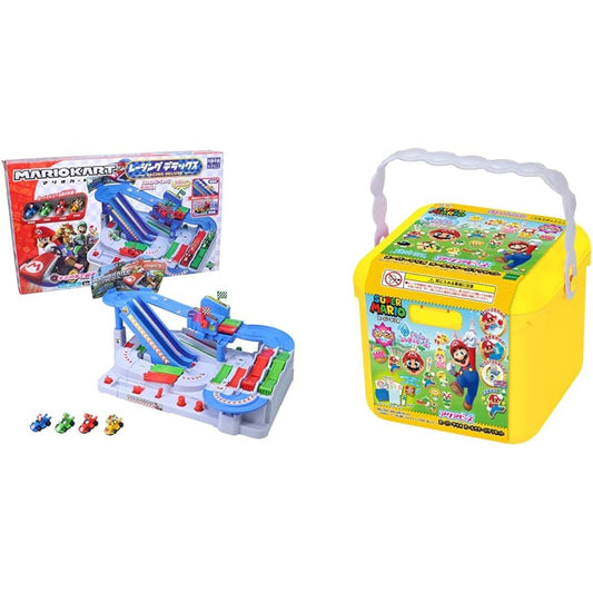 EPOCH Mario Kart Racing DX + Aqua Beads Super Mario All Star Bucket Set [Set Purchase]