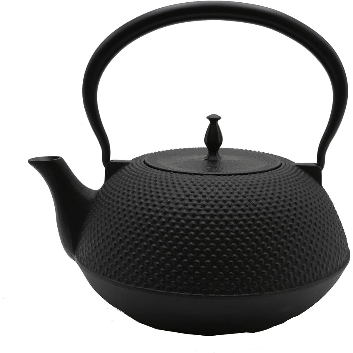 Tonami Shoten Nanbu Iron Kettle Flat Arale IH Compatible Black 1.5ℓ Made in Japan Outdoor Camping Open Fire OK