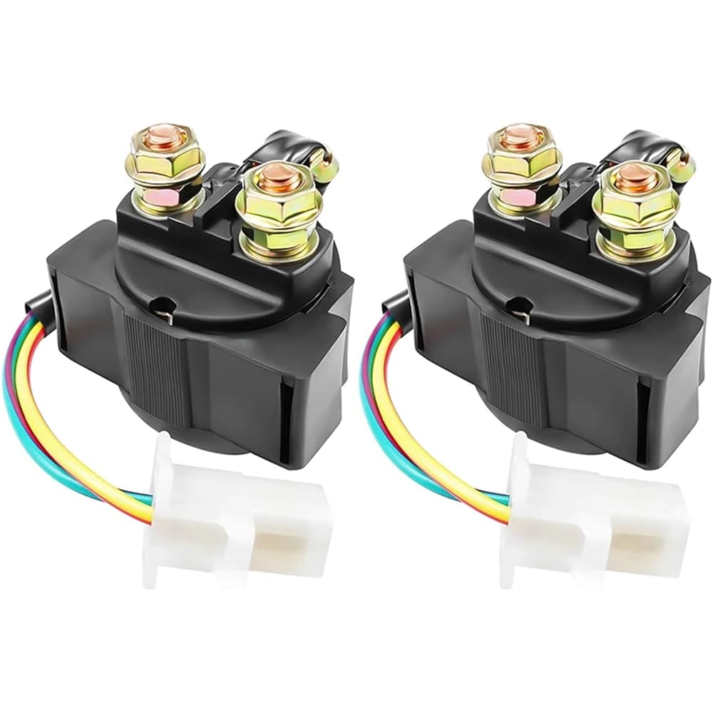 Solenoid Relay 1/2pcs Motorcycle Starter Solenoid Relay for Honda & Da Big Red ATC 125 200 125M 200M 200ES Fourtrax TRX 125 200 250 300 400