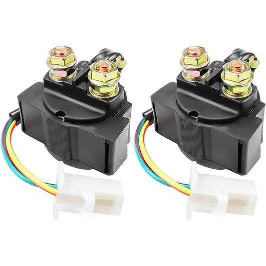 Solenoid Relay 1/2pcs Motorcycle Starter Solenoid Relay for Honda & Da Big Red ATC 125 200 125M 200M 200ES Fourtrax TRX 125 200 250 300 400
