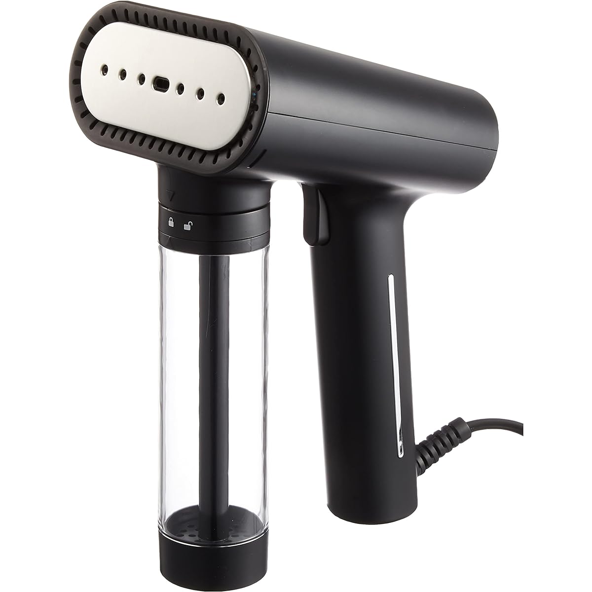 SteamOne Clothing Steamer S-Nomad NS1750B Black Lightweight/Powerful 18g Steam/Starts in 30 seconds/Capacity 150ml/Can be used continuously with a plastic bottle