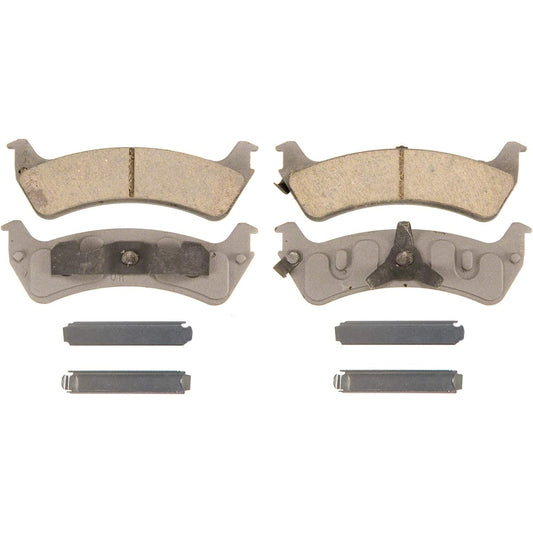 WAGNER THERMOQUIET QC667 Ceramic Disc Pad Set Rear