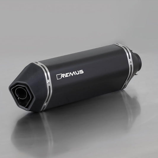 REMUS: HONDA CRF1000L Africa Twin Slip-on Muffler OKAMI Black Stainless Steel Silencer | 0914782 257016