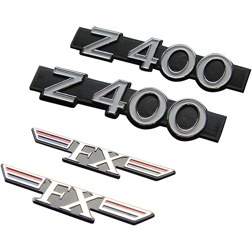 [426] Z400FX side cover emblem set for 1 car E1 ~ Z400FX-EMBLEMSET Z400FX-EMBLEMSET