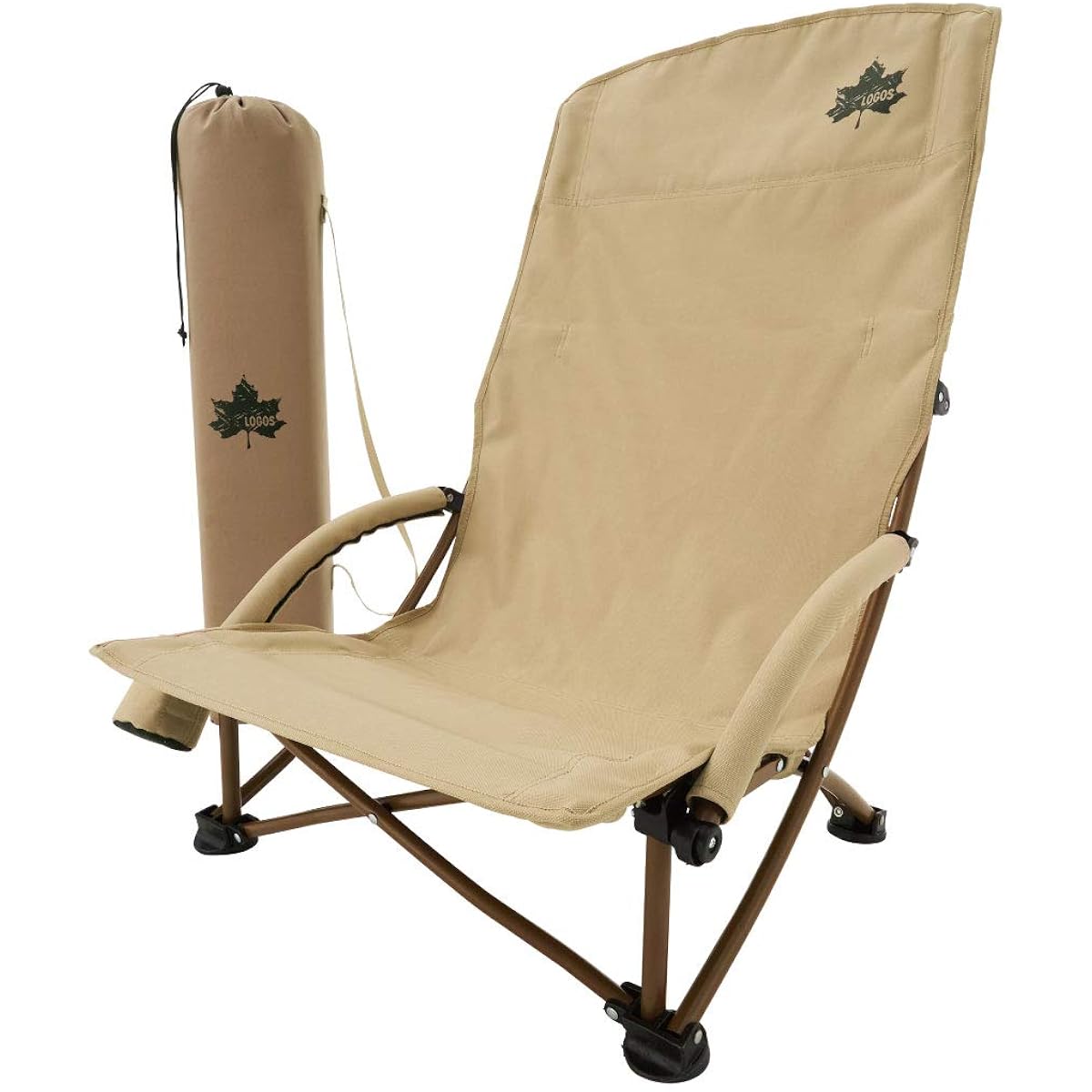 LOGOS Tradcanvas Portable Cross-legged Chair 73173160 Outdoor Folding Camping Chair
