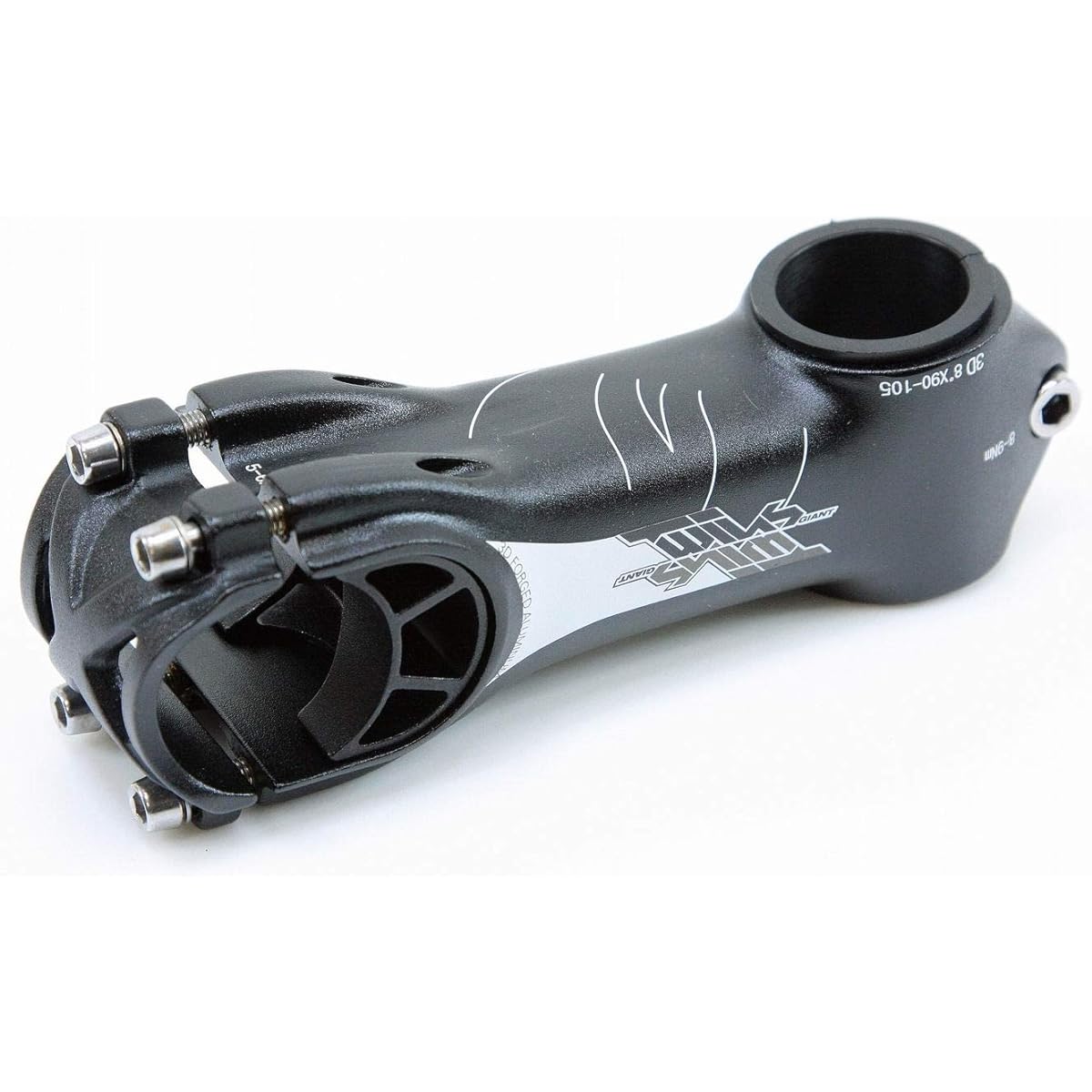 Lightweight variable length GIANT genuine TWINS aluminum stem 31.8mm/75-120mm-31.8mm (28.6mm adapter included) +-8 degrees Black (90-105mm)