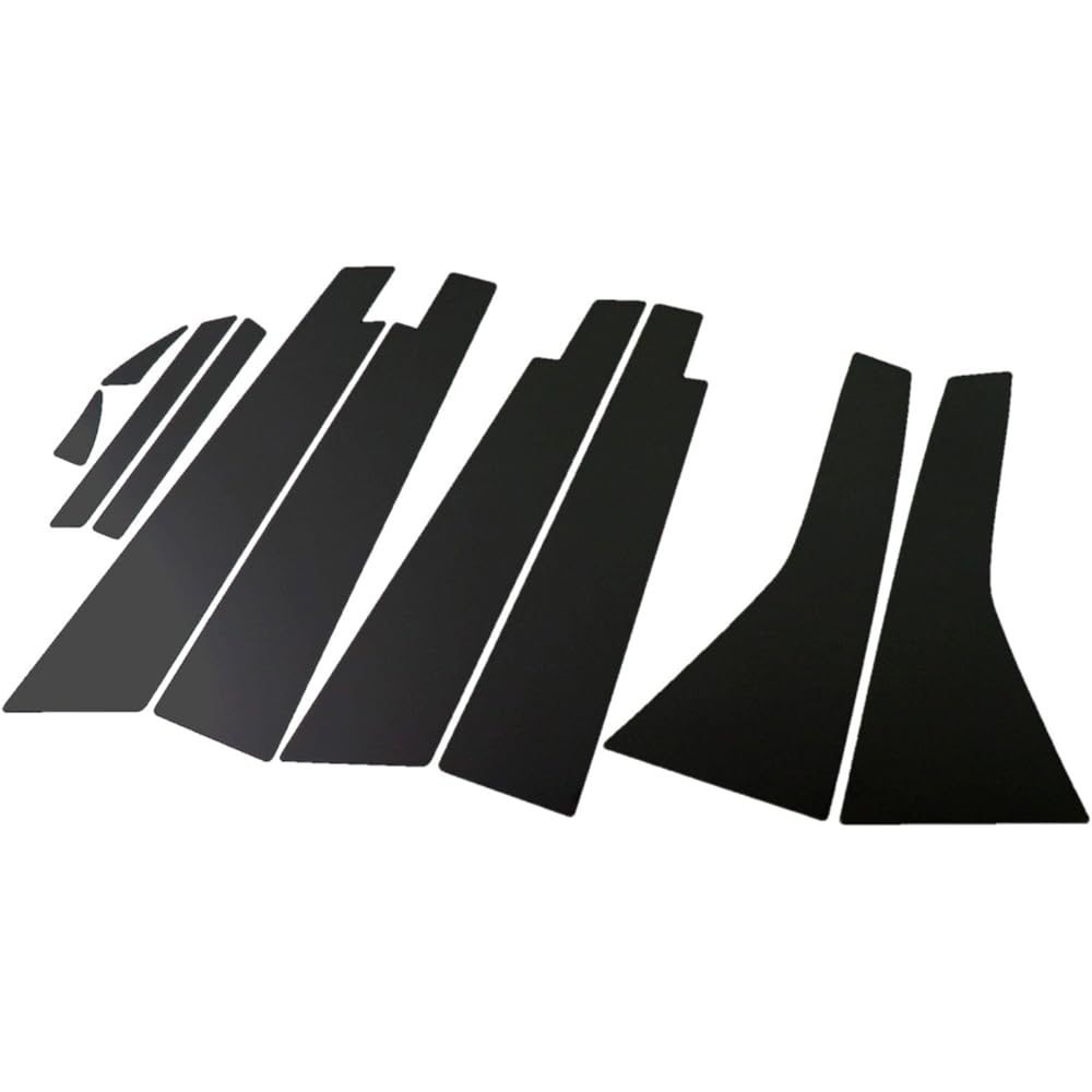 BRIGHTZ Stream RN6 RN7 RN8 RN9 Super Mirror Stainless Steel Black Plated Pillar Panel Standard Visor Useful 10PC [PIL-BLA-213] 14823