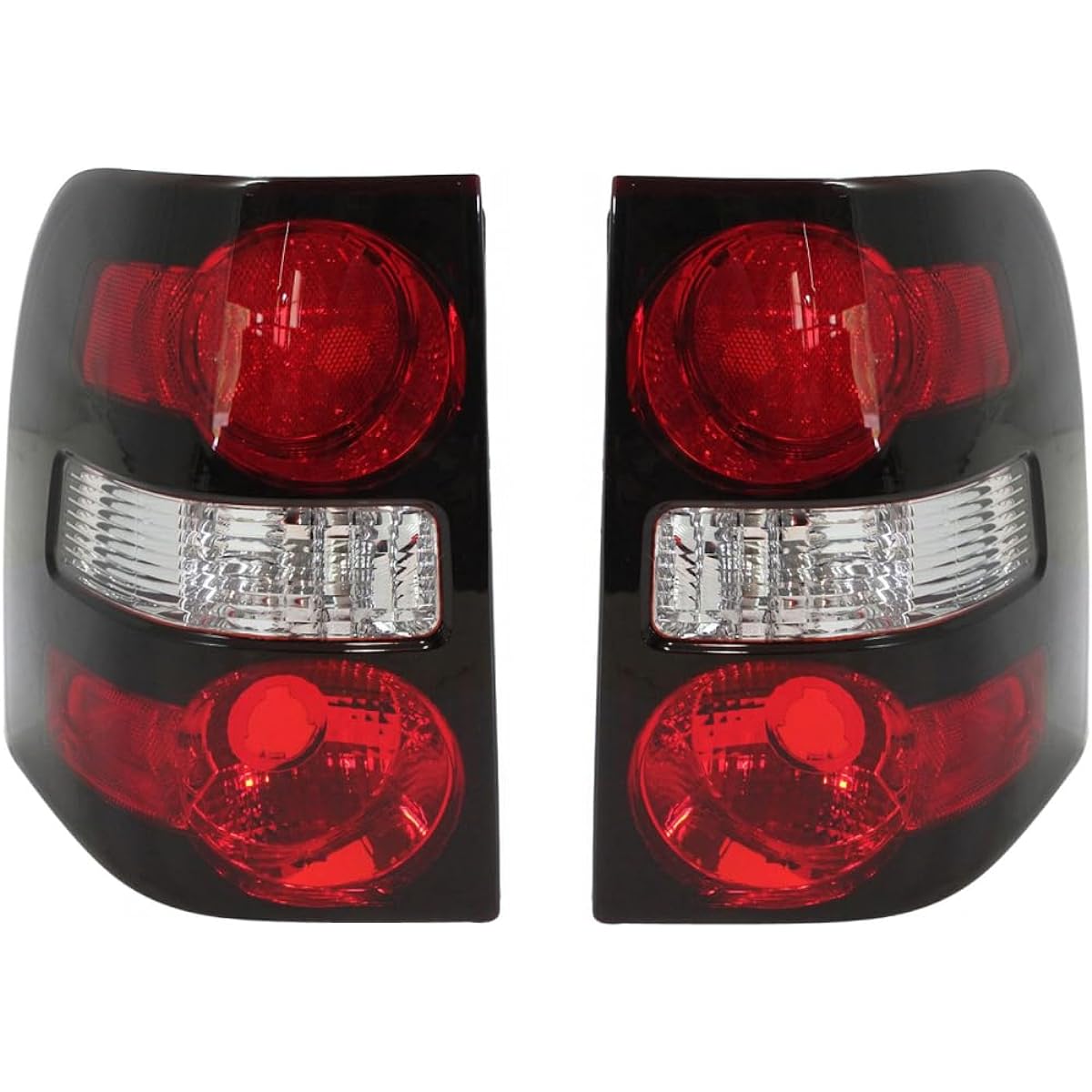 FORD EXPLORER 2006 07 08 09 2010 Tail Light Driver & Pair Halogen Clear & Red Lens FO2818140 FO2818140 6L2Z13405CA 6L2Z13405CA 6L2Z13405CA 6L2Z1 Replacement 3404CA. , 6L2Z13404aa
