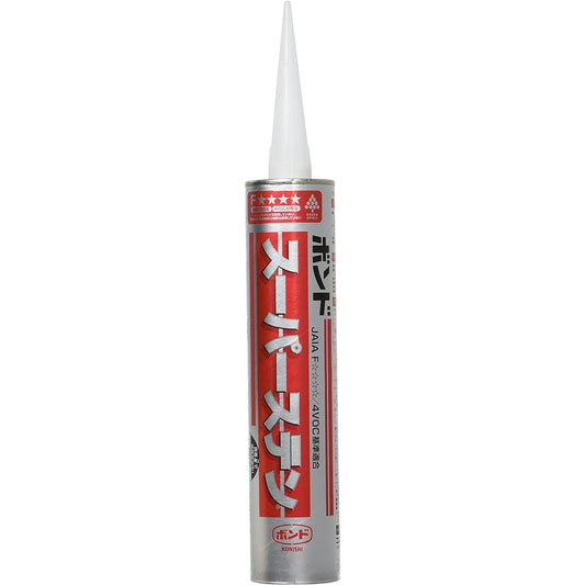 Konishi Bond Super Stain 333ml White 10 bottles #57978