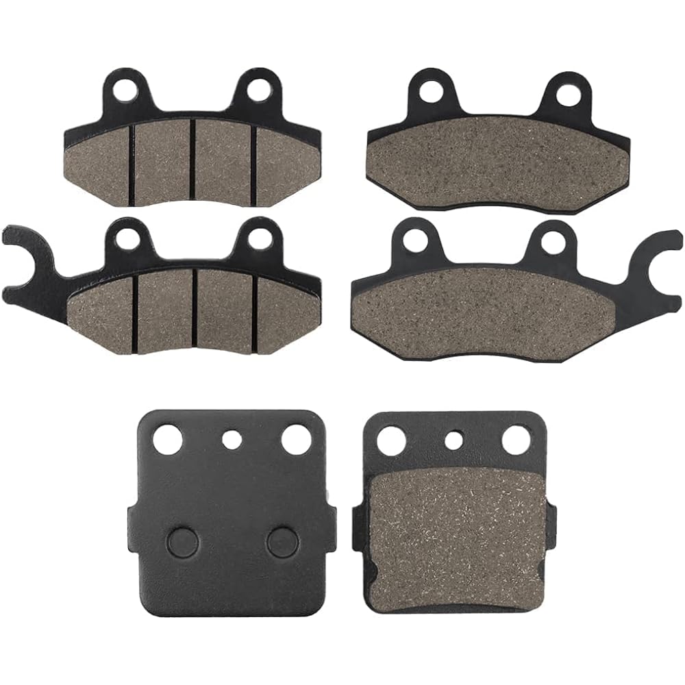 SOLLON Front and rear brake pad replacement Yamaha YFZ450 YFZ 450 S/T 2004 2005