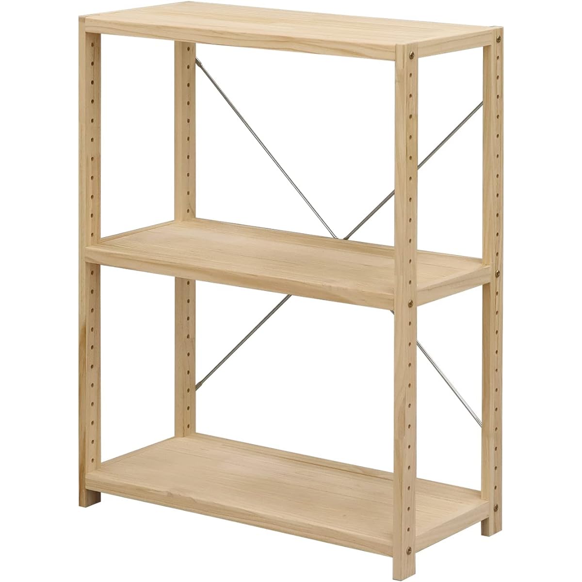 AIS Pine Rack 3 Tiers 60 Natural HZPR-3D62 NA
