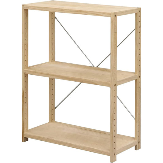 AIS Pine Rack 3 Tiers 60 Natural HZPR-3D62 NA