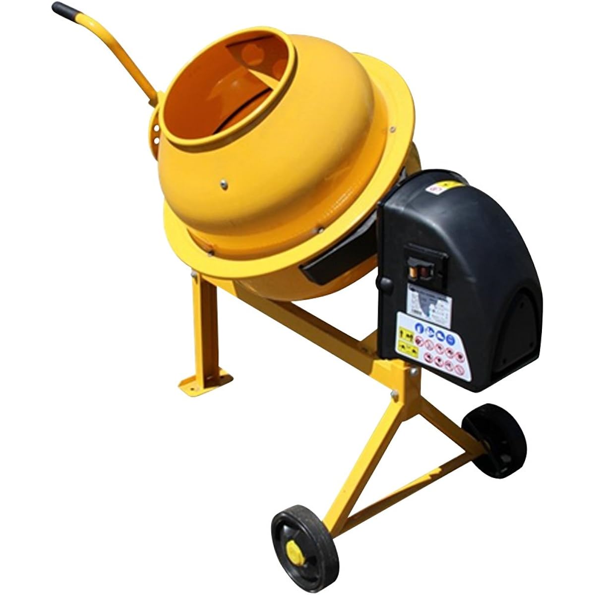 Electric concrete mixer Mazetaro AMZ-25Y [ALUMIS Aluminum] Drum capacity approx. 46L Mixing volume approx. 20L
