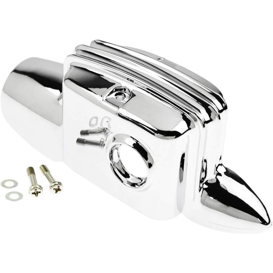 REBACKER Chrome Rear Brake Master Cylinder Cover Harley FLHT FLHX FLHR2008-2019