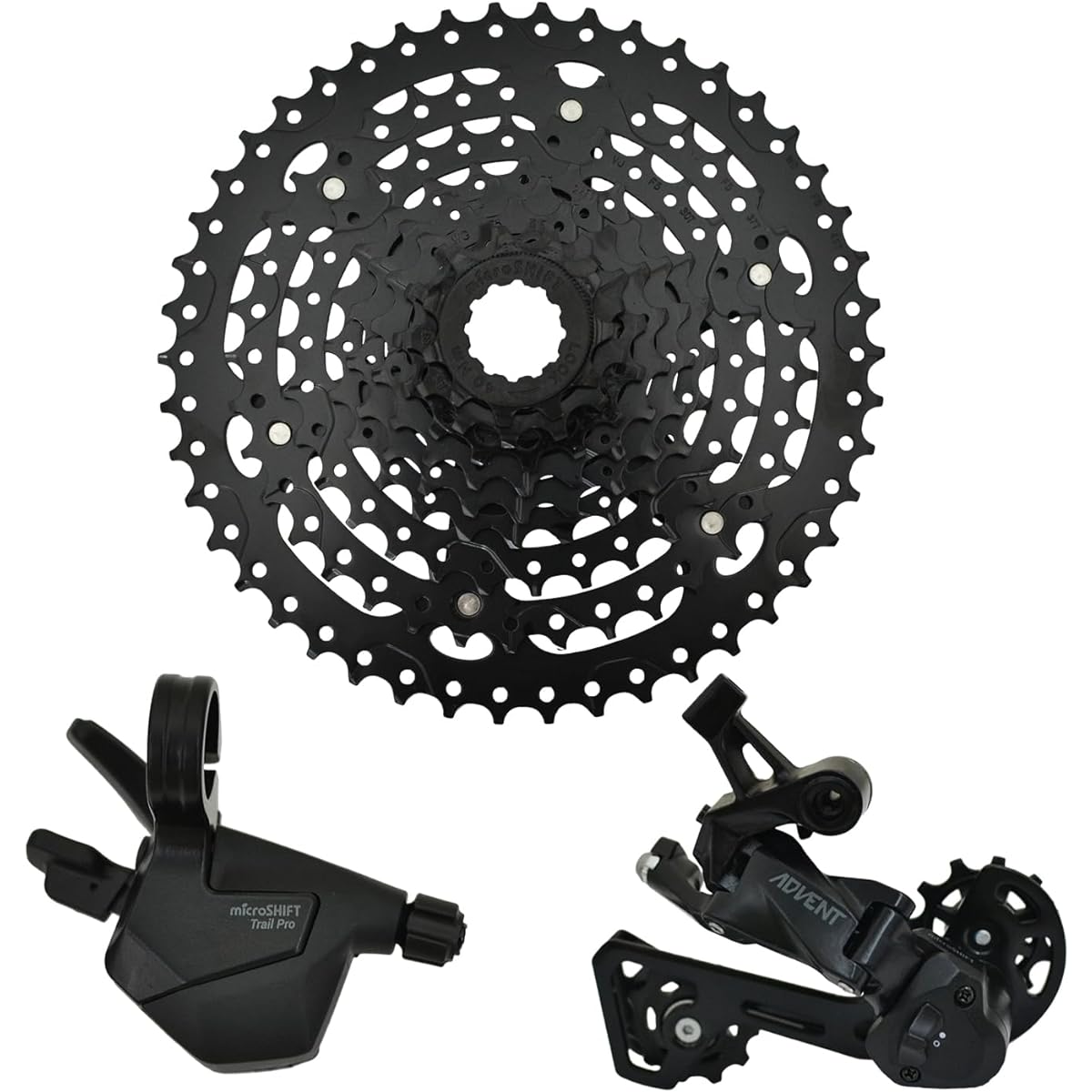 microSHIFT ADVENT 1x9 Speed 11-46T MTB Groupset Designed to Survive, MIS2817