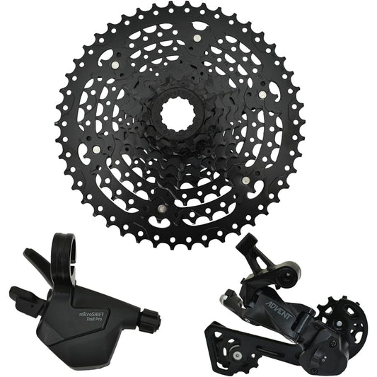 microSHIFT ADVENT 1x9 Speed 11-46T MTB Groupset Designed to Survive, MIS2817