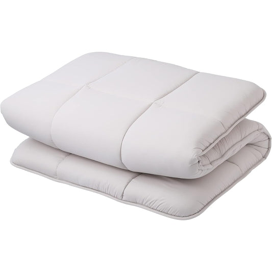 Nishikawa Mattress, 90x200cm, Single, Perfect size for summer, designed by a sleep master, Lightweight, Easy to put up and take down, Compact, easy to use, Easy to clean, Firm support, 3-layer structure, Beige AD93994451300