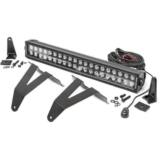 Rough Country 20 inch Dual Black Series LED Bumper Kit 19-22 For RAM 1500-70779