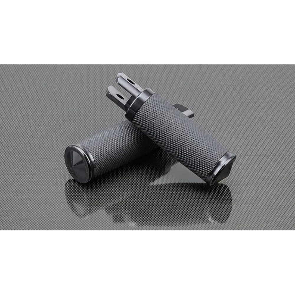 Kijima Motorcycle Bike Parts Footpegs Metra Type Aluminum Billet Softail ('18-) Front Black HD-05436