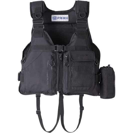 SOSHIN 7661 RBB Rock Shore Short Vest Black/Black Free