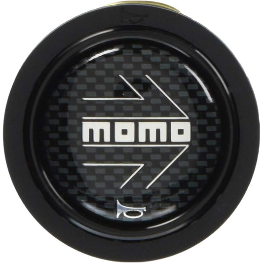 MOMO Horn Button [Arrow Carbon] ARROW CARBON (with center ring) HBR-04