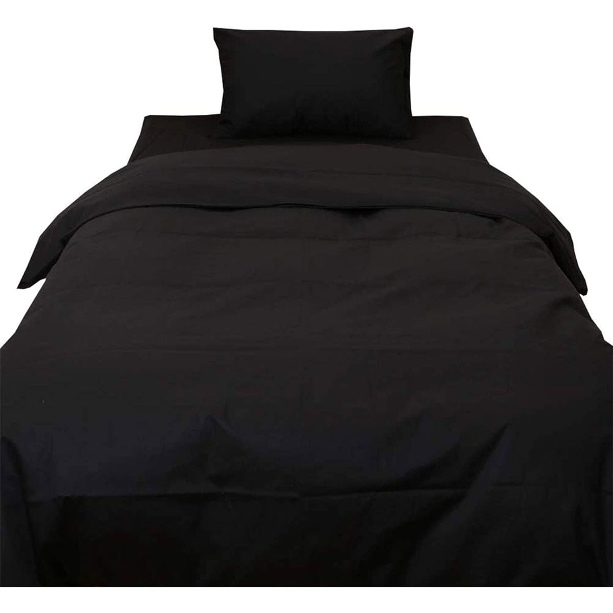 Showa-nishikawa Duvet Cover, Black, 190 x 210 cm DL, Smooth to the touch, 100% cotton, Made in Japan, 2240131870907