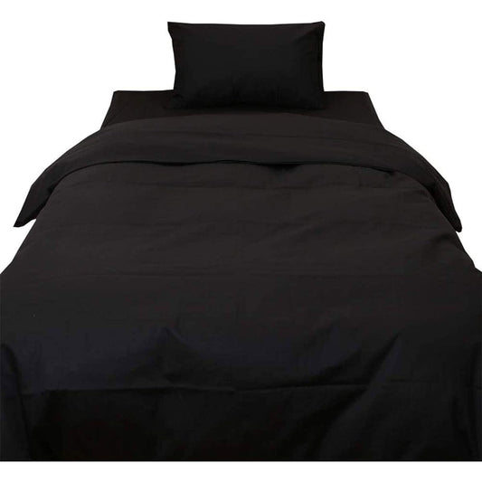 Showa-nishikawa Duvet Cover, Black, 190 x 210 cm DL, Smooth to the touch, 100% cotton, Made in Japan, 2240131870907