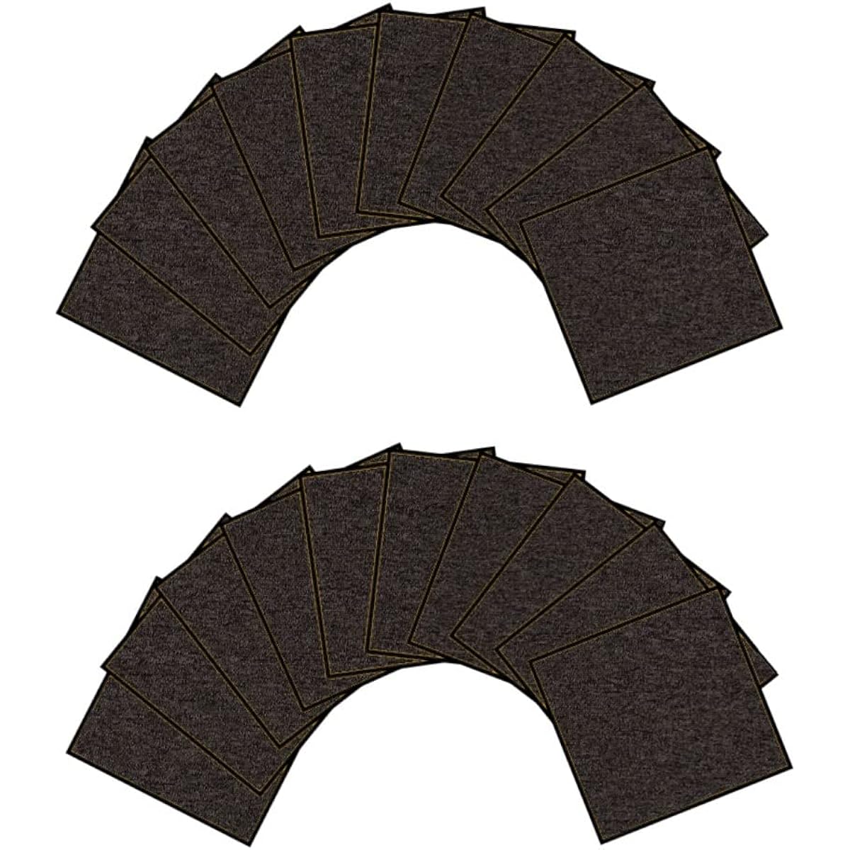 Iris Ohyama Flooring Mat Commercial Tile Carpet N Square Series NS524-PZ Brown 20 pieces per case