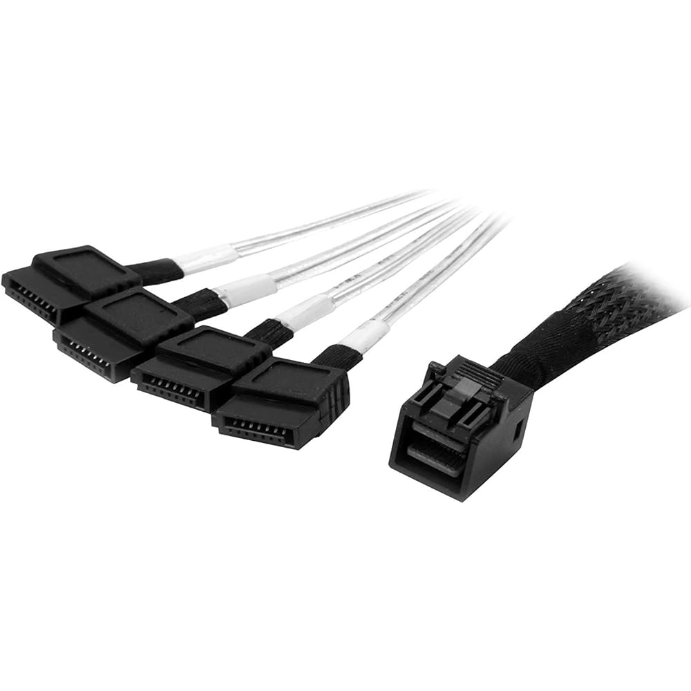StarTech.com Internal MiniSAS to SATA Cable SFF-8643 - 4x SATA 1m SAS43SAT1M