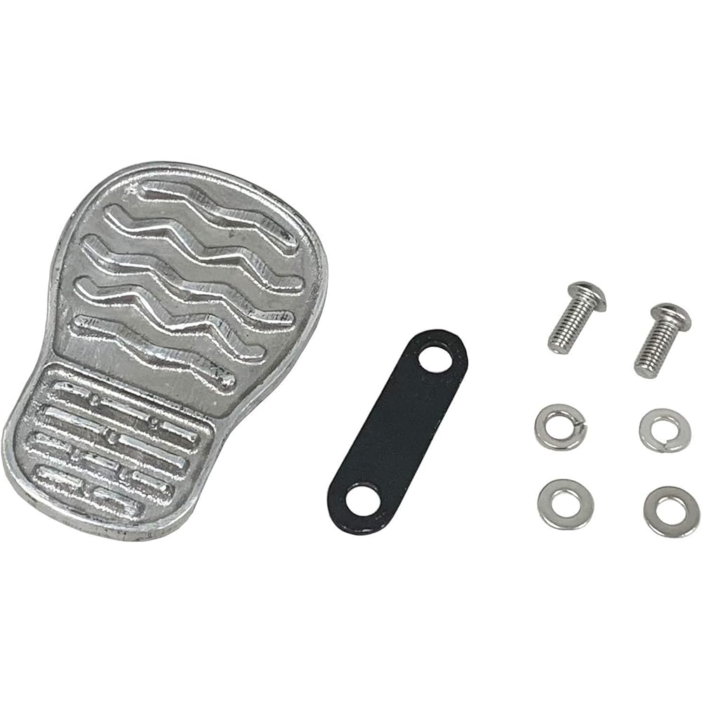 Kijima Motorcycle Bike Parts Brake Pedal Cover Shoe Sole Dress Up Aluminum Barrel Finish CT125('20-) HONDA 213-1451