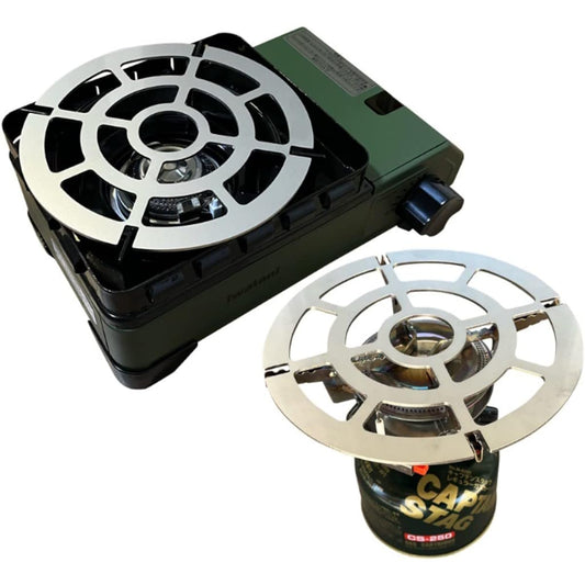 (324) Gotoku Tough Maru Jr. Captain Stag Small Gas Burner M-7900 (Round Type) (Iron Plate Thickness 2.3mm)