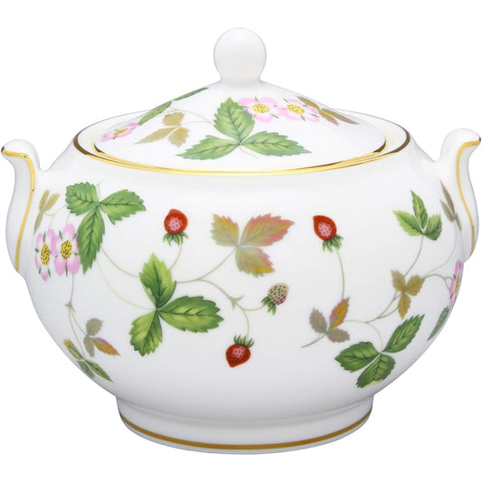 [Regular Imported Product] Wedgwood Wild Strawberry Tea Sugar Box L Wedding Gift Present 50105506034