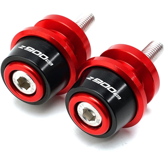 Uminino Motorcycle Accessories CNC M8 Swing Arm Spool 8mm Slider Stand Screw Fits for Kawasaki Z900 Z900RS Z900 2017-2020 2021 2021 Swing Arm Slider Spool (Size : Red)