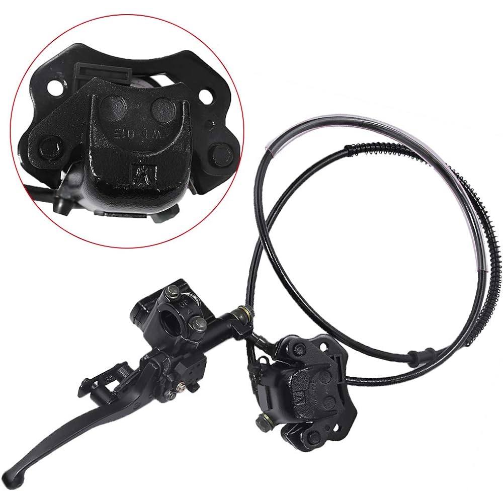 Rear -hand hydraulic disc brake master Caliper Caliper Asambrake brake padded China ATV Quad TAOTAO BUYANG COOLSPORT KAZUMA 50 90 110 125 CC