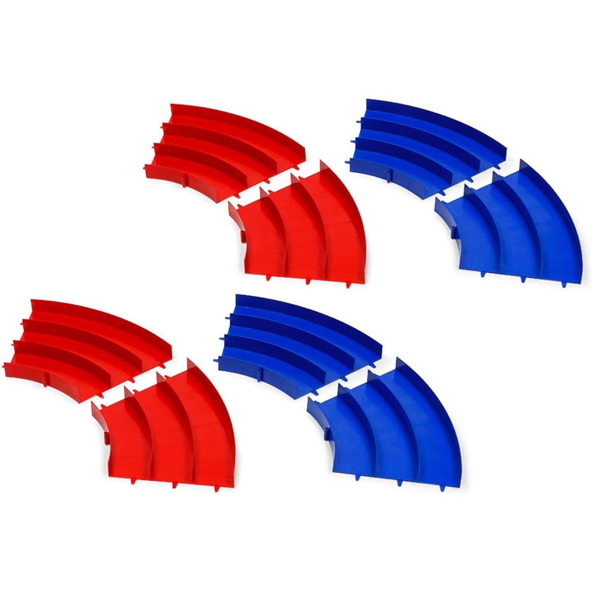 Tamiya Mini 4WD Special Limited Japan Cup Junior Circuit Curve (Blue/Red) Set of 4 each 69578