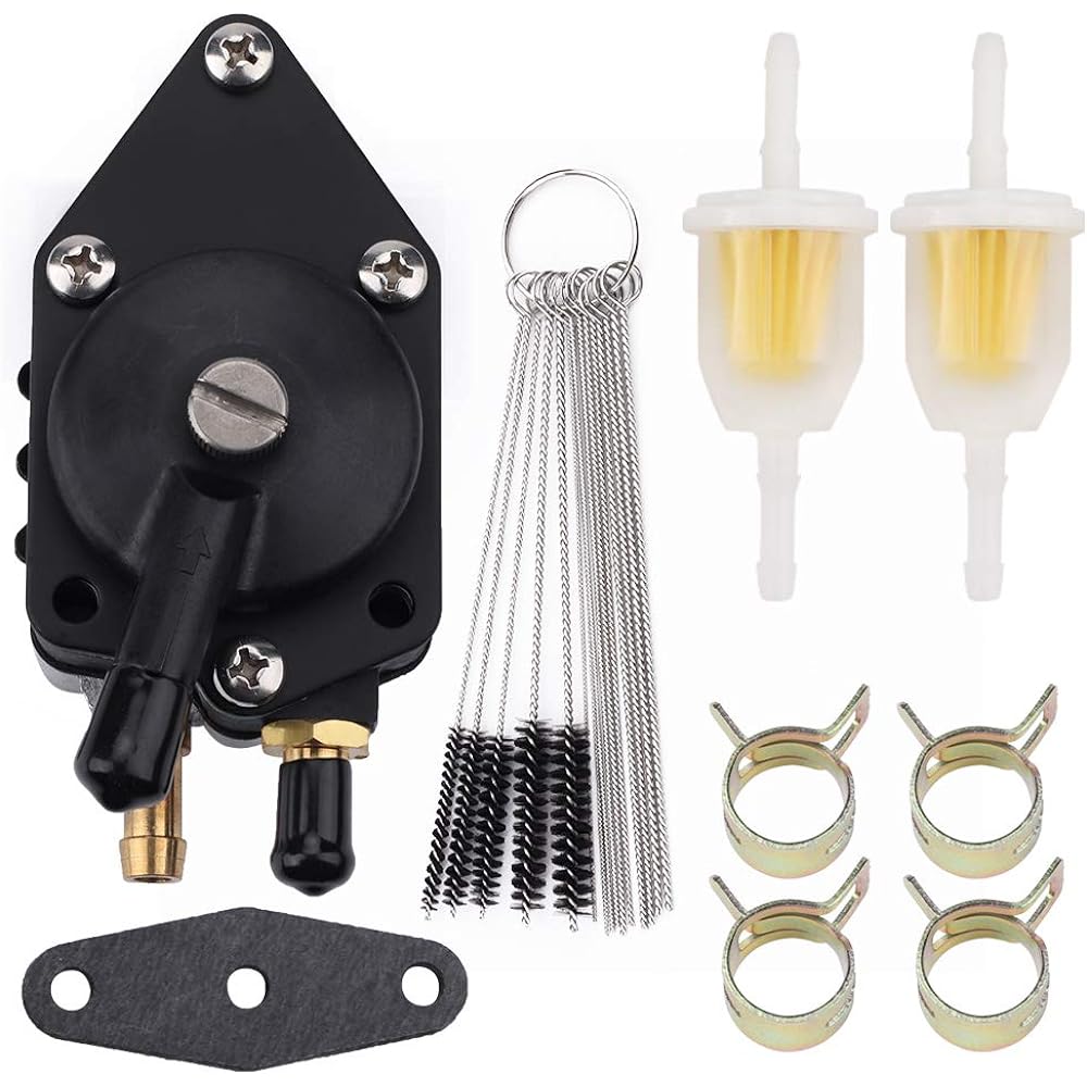Tvent 438559 433390 Fuel Pump with Fuel Filter Johnson Evinrude 385784 395712 398385 25 35 50 65 70 75 88 90 100 105 115 125 135 135 135 135 140. HP