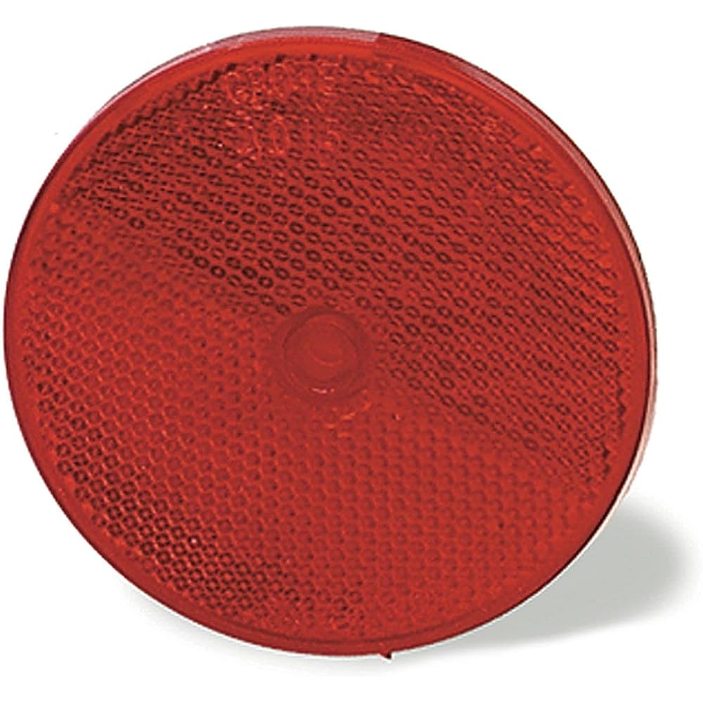 GROTE 40092 Red SEALED CENTER-MOUNT REFLECTOR