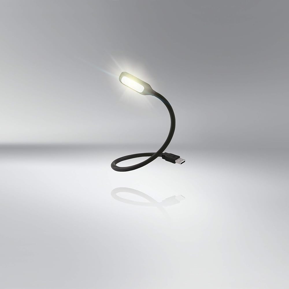 OSRAM Copilot LED Reading Light plug ONYX-USB folding carton (1) Black