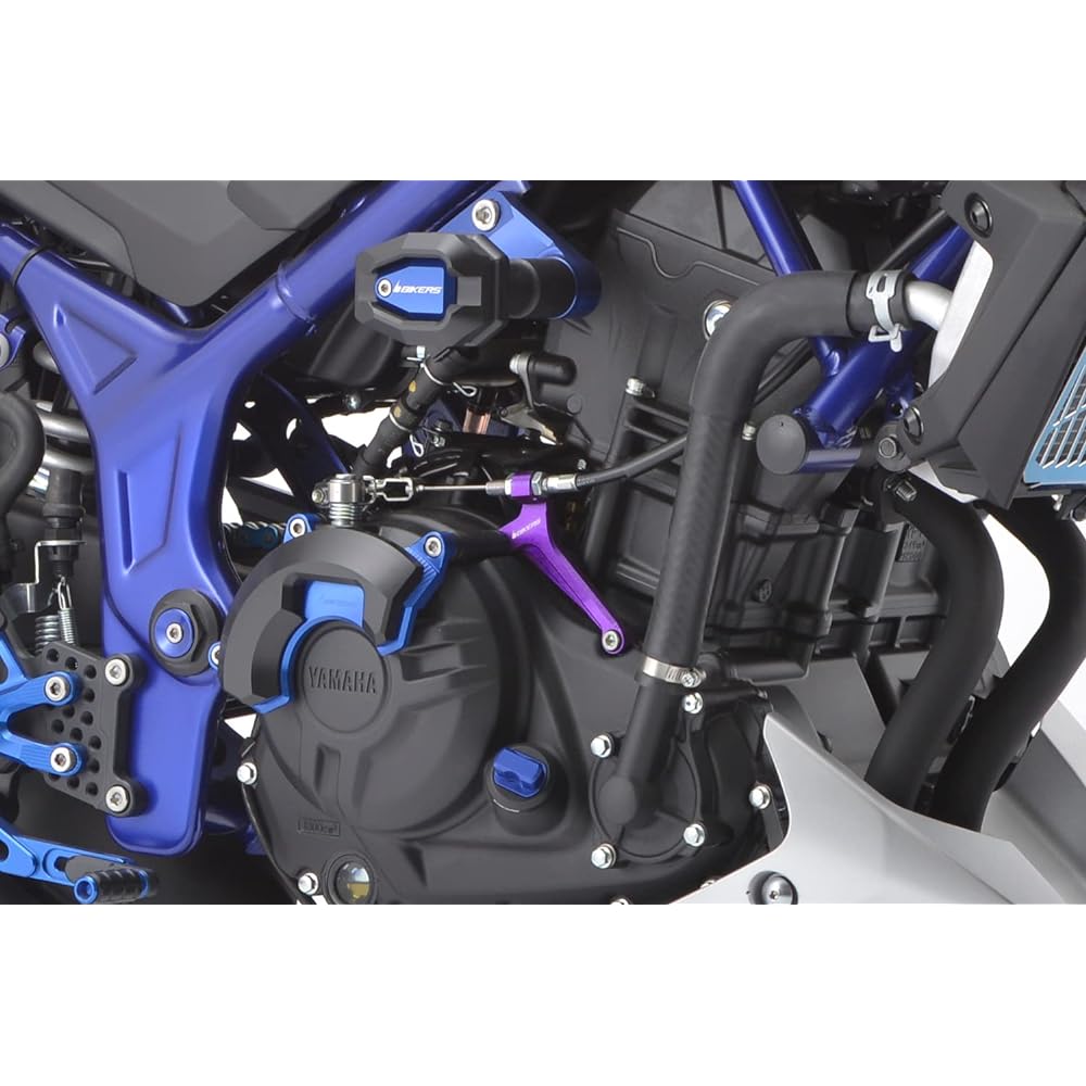 Bikers (DDintex) Clutch Cable Guide MT-25 YZF-R25 Aluminum Billet Purple BK-Y175-PUR