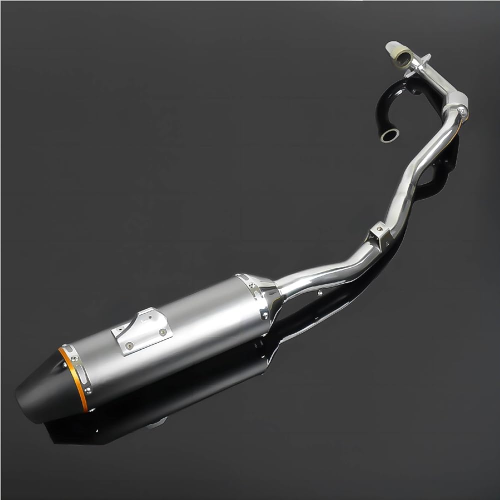 JFG Slip-on Muffler TTR230 05-16 TW200 Bike Muffler 38mm Silencer Exhaust Pipe Moped Aluminum