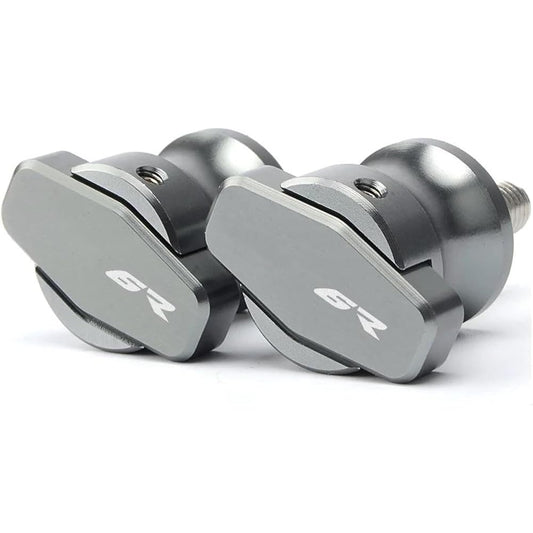 Motorcycle Stand Swing Arm Slider 8mm Motorcycle Stand Screw Swing Arm Spool Slider For ZX 6R Zx6r All Year Zx-6r (Color: Titanium, Size: M8)